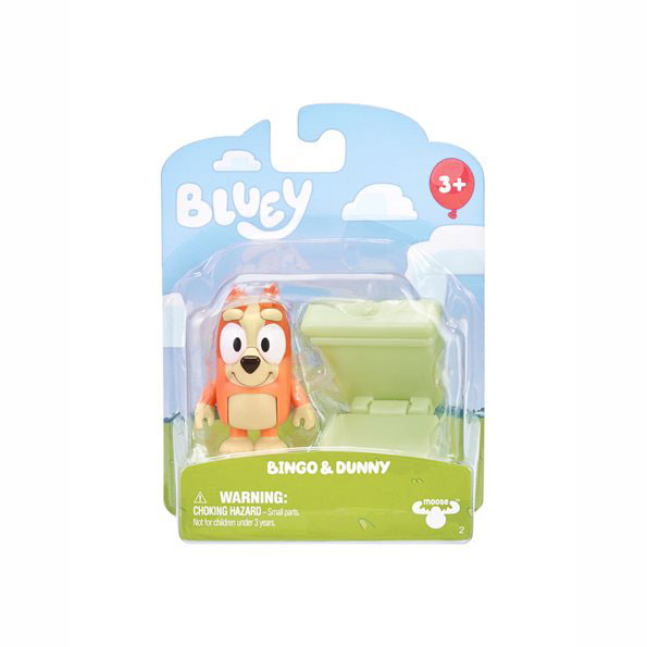 Giochi Preziosi Bluey Φιγούρα Bingo & Dunny 6cm