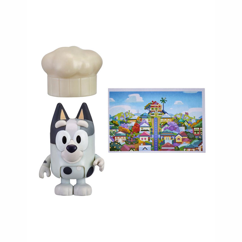 Giochi Preziosi Bluey Φιγούρα Muffin & Chef Hat 6cm