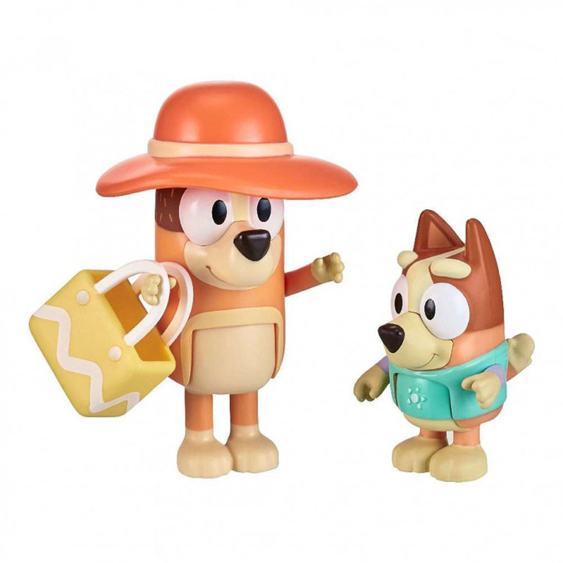 Giochi Preziosi Bluey Φιγούρες 6cm 2 Pack Παραλία - Beach Day