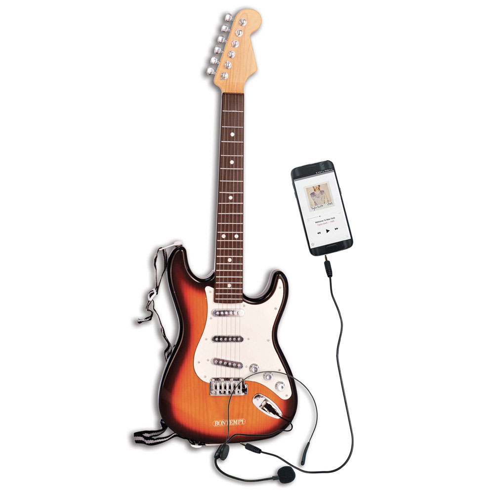 Bontempi Electric Guitar Ηλεκτρική Κιθάρα με μικρόφωνο 67cm 241310