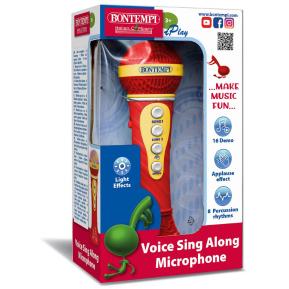 Bontempi Voice Sing-along microphone Καραόκε Μικρόφωνο με εφέ φωτός 412020