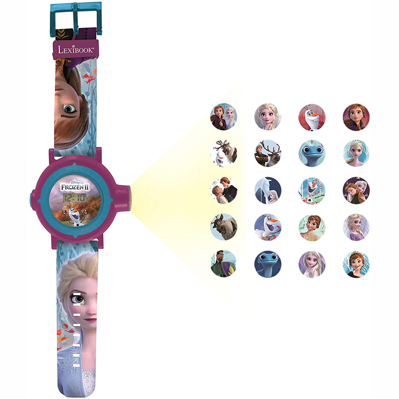 Lexibook Ψηφιακό Ρολόι Frozen Digital Projection Watch with 20 images DMW050FZ