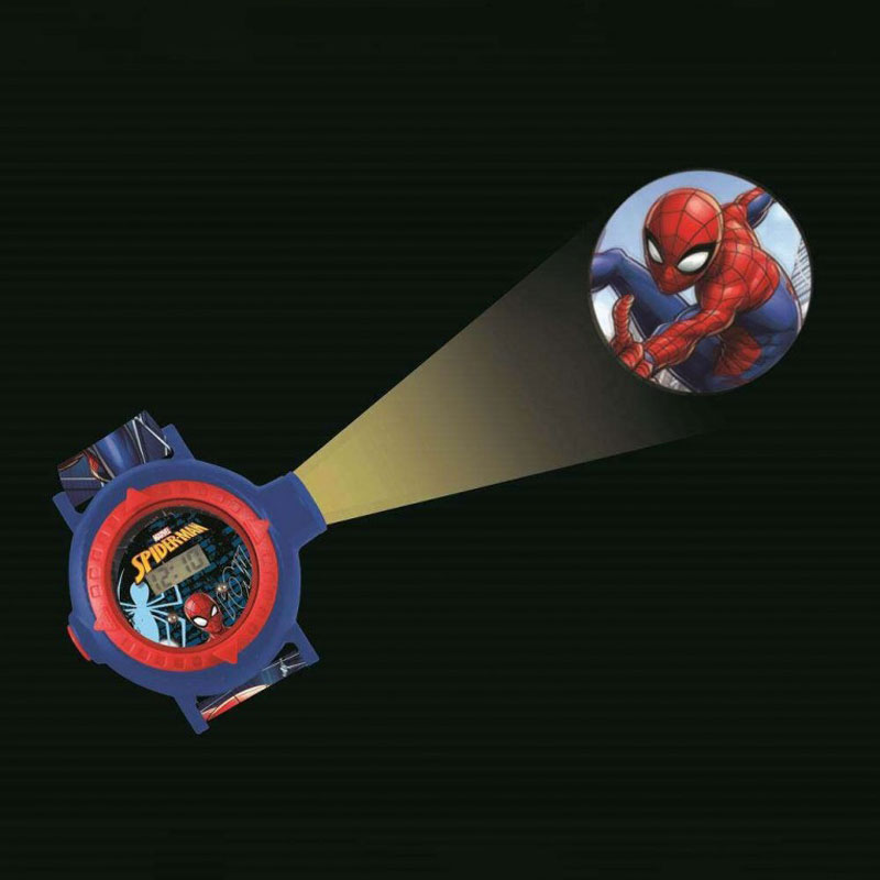 Lexibook Ψηφιακό Ρολόι Χειρός Spider-Man Digital Projection Watch with 20 images DMW050SP