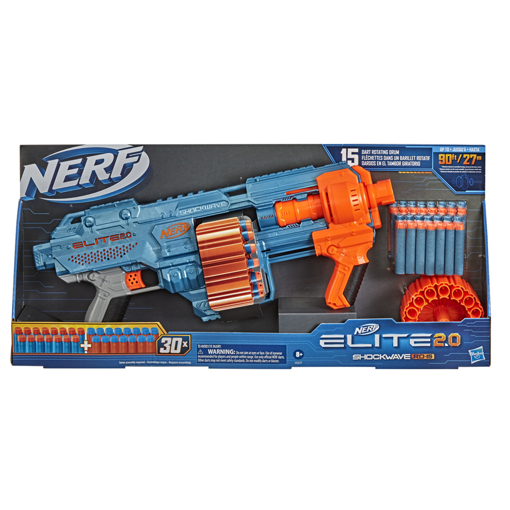 Hasbro Nerf Elite 2.0 Shockwave RD 15 E9527