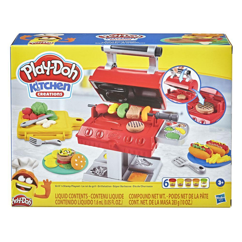 Hasbro Play-Doh Kitchen Creations Grill 'n Stamp F0652