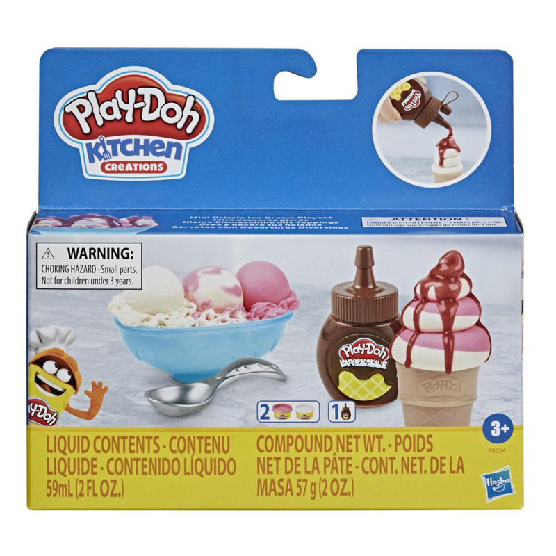 Hasbro Play-Doh Kitchen Creations Mini Drizzle Ice Cream F0654