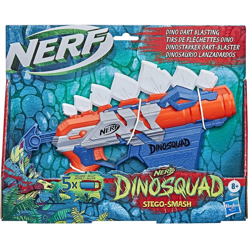 Hasbro Nerf Dinosquad Stego-Smash Dart-Blaster F0805