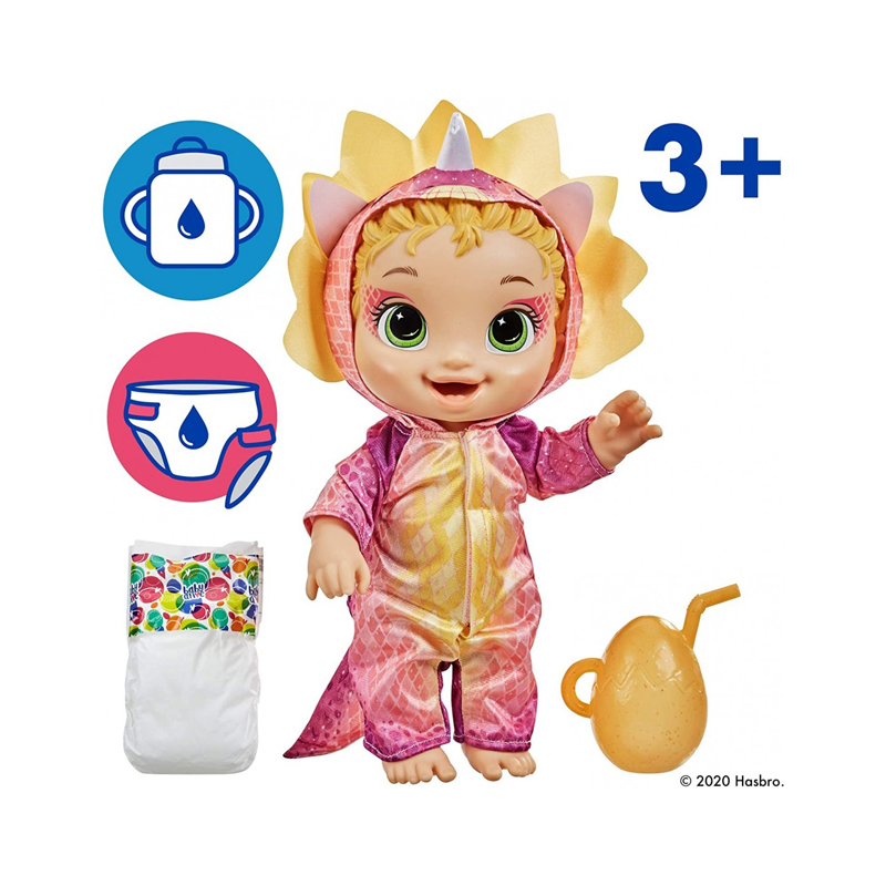 Hasbro Baby Alive Dino Cuties Doll & αξεσουάρ F0933