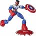 Hasbro Marvel Avengers Bend and Flex Figures 15cm Captain America Falcon