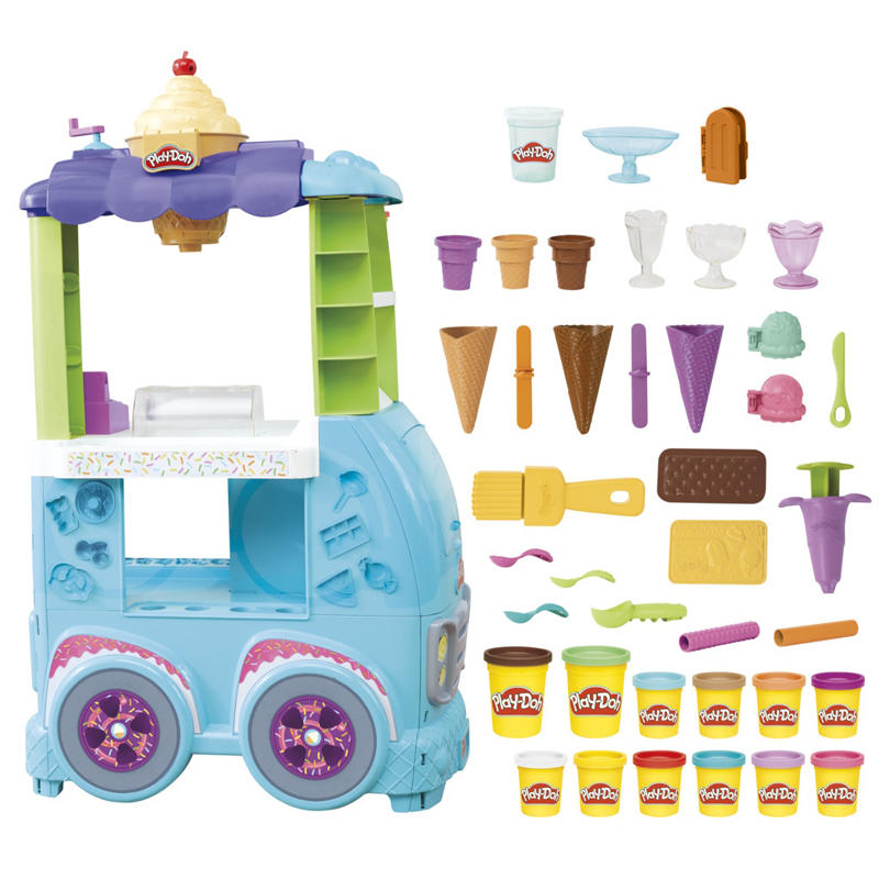 Hasbro Play-Doh Ultimate Ice Cream Truck Playset - Όχημα Παγωτού F1039