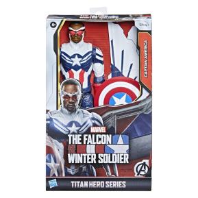 Hasbro Marvel Studios Avengers Titan Hero Series Φιγούρα Captain America 30 cm F2075
