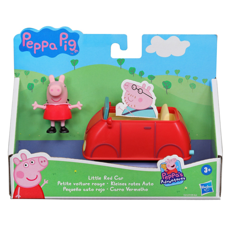 Hasbro Peppa Pig Little Vehicles Little Red Car & Φιγούρα Peppa 6cm