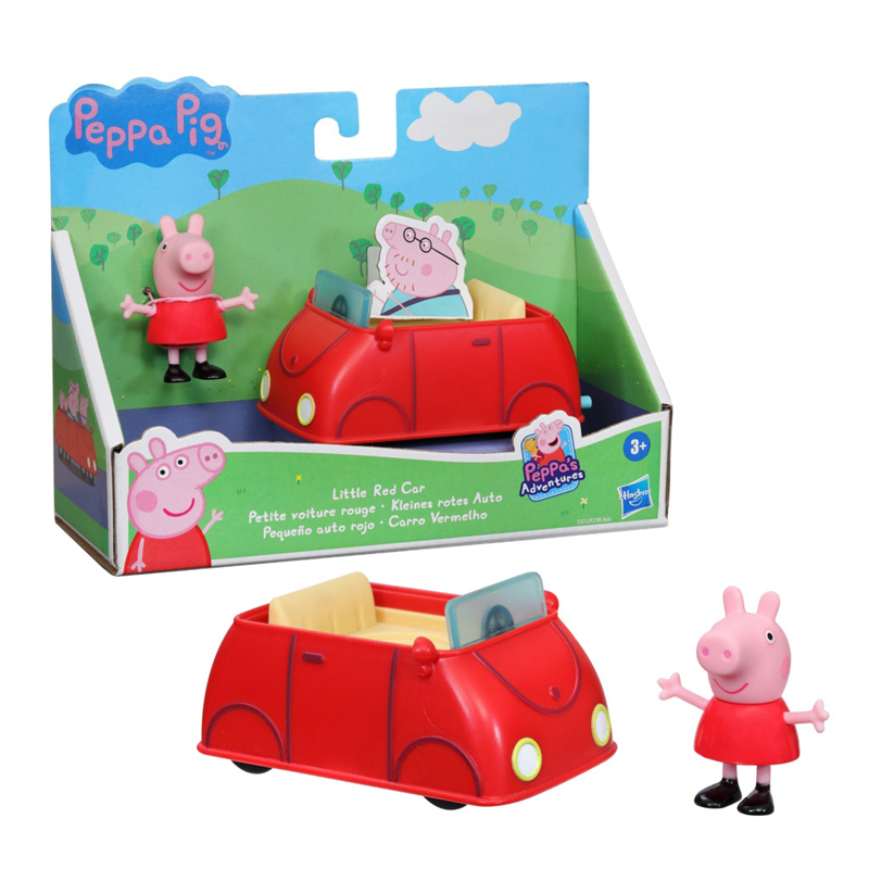 Hasbro Peppa Pig Little Vehicles Little Red Car & Φιγούρα Peppa 6cm