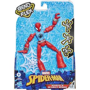 Hasbro Spiderman Bend And Flex Φιγούρα Δράσης Marvel’s Scarlet Spider 15 cm