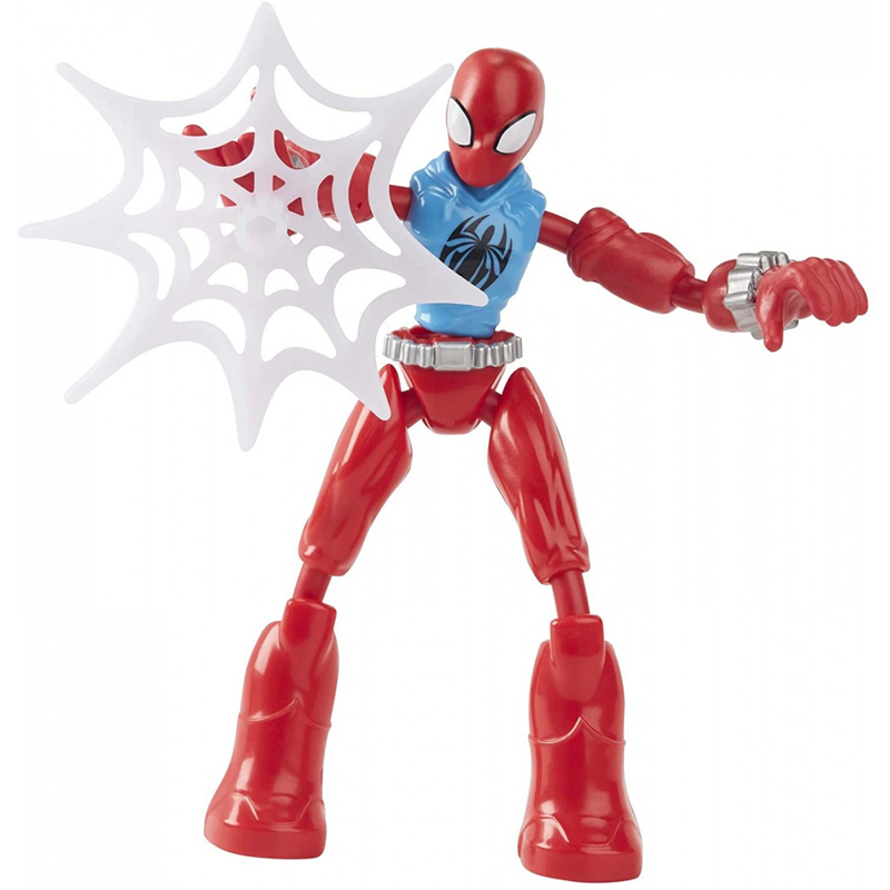 Hasbro Spiderman Bend And Flex Φιγούρα Δράσης Marvel’s Scarlet Spider 15 cm