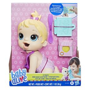 Hasbro Baby Alive Lil Snacks Doll Blonde Hair F2617
