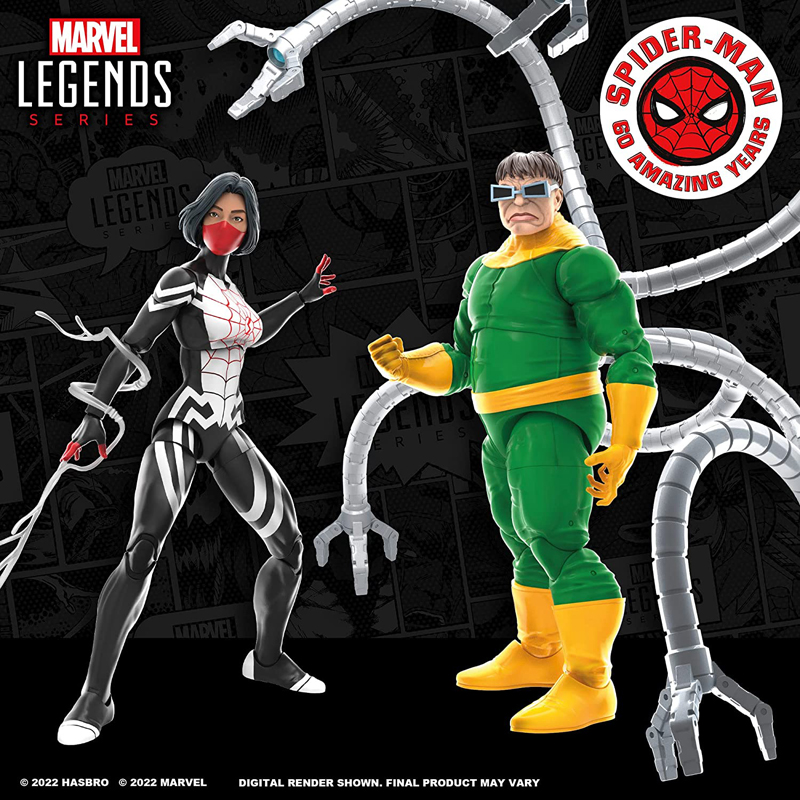 Hasbro Marvel Legends Series Spider-Man 60th Anniversary Marvel’s Silk & Doctor Octopus 15 cm F3462