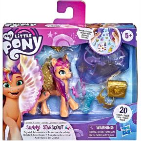 Hasbro My Little Pony Crystal Adventure Ponies Alicorn Sunny Starscout 7cm