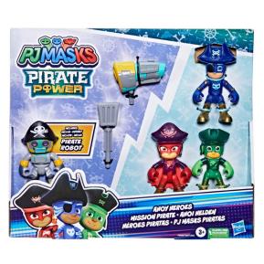 Hasbro PJ Masks Hero vs Villain 4 Pack Φιγούρες 7,5 cm Ahoy Heros