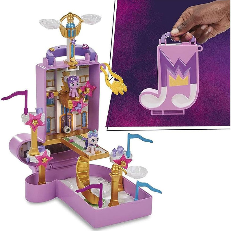 Λαμπάδα Hasbro My Little Pony Mini World Magic Compact Creation Zephyr Heights Toy Pipp Petals Pony