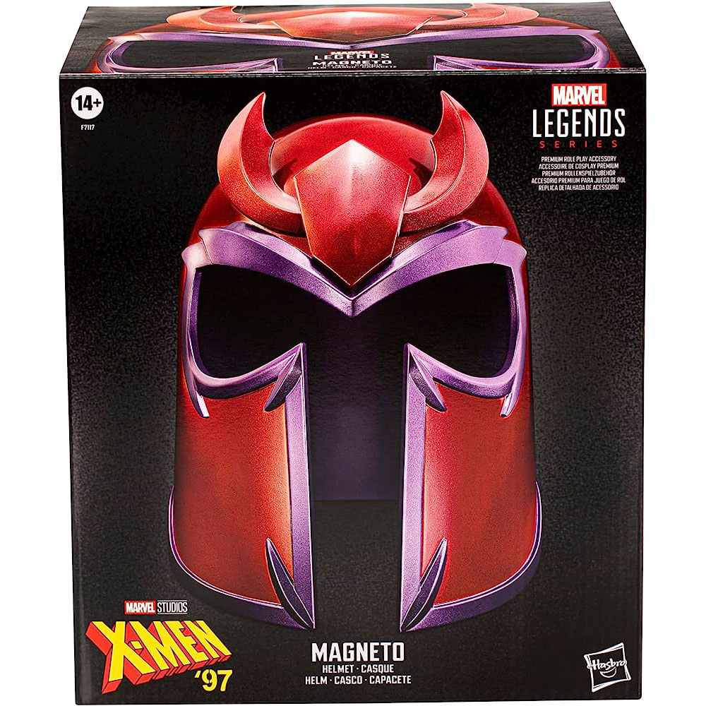 Hasbro Marvel Legends Series Magneto Premium Roleplay Helmet, X-Men ‘97 Roleplay Gear F7117