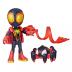 Hasbro Marvel Spidey and His Amazing Friends Spidey Webspinner Figure Miles Morales 10cm