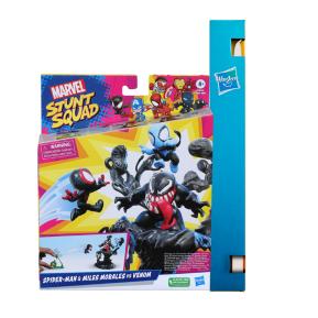 Λαμπάδα Hasbro Marvel Stunt Squad Villain Knockdown Playset Spider-Man & Miles Morales vs Venom