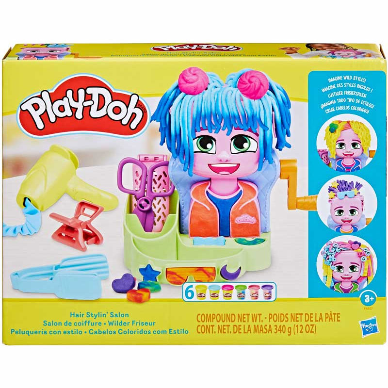 Hasbro Play-Doh Hair Stylin' Salon Playset F8807