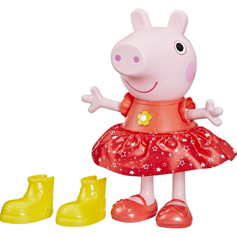 Hasbro Peppa Pig Peppa's Muddy Puddles Party Musical Dancing Διαδραστική Κούκλα 30cm F8873