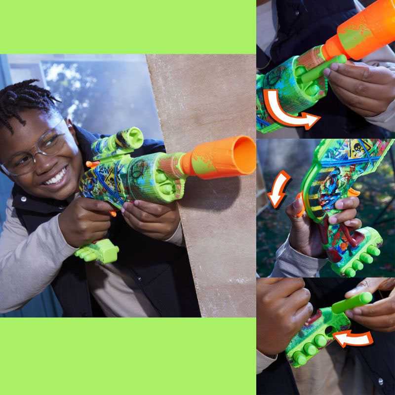 Hasbro Nerf Zombie Driller F8960