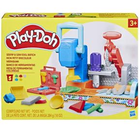 Hasbro Play-Doh Stamp & Saw Tool Bench F9141