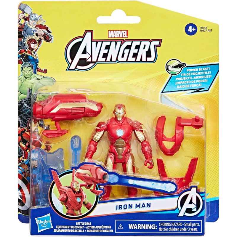 Hasbro Marvel Avengers Epic Hero Series Battle Gear Φιγούρες 10cm - Iron Man