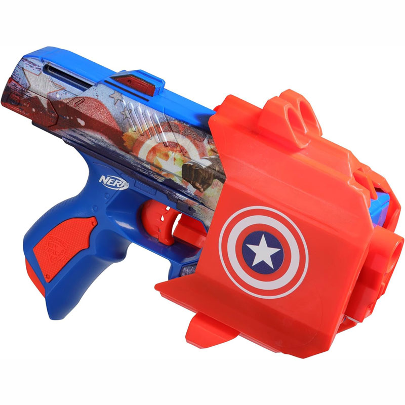 Λαμπάδα Hasbro Nerf Marvel Captain America Dart Blaster F9717