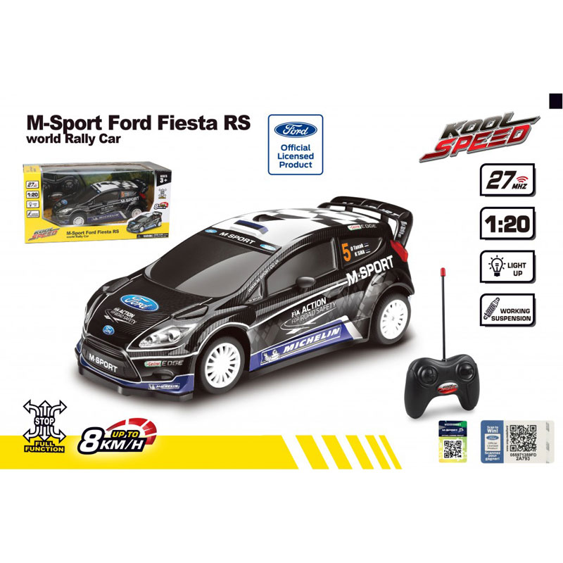 Dynatech RC - Rally Official WRC 1:20 (PVC) M-Sport Ford Fiesta RS WRC 10453