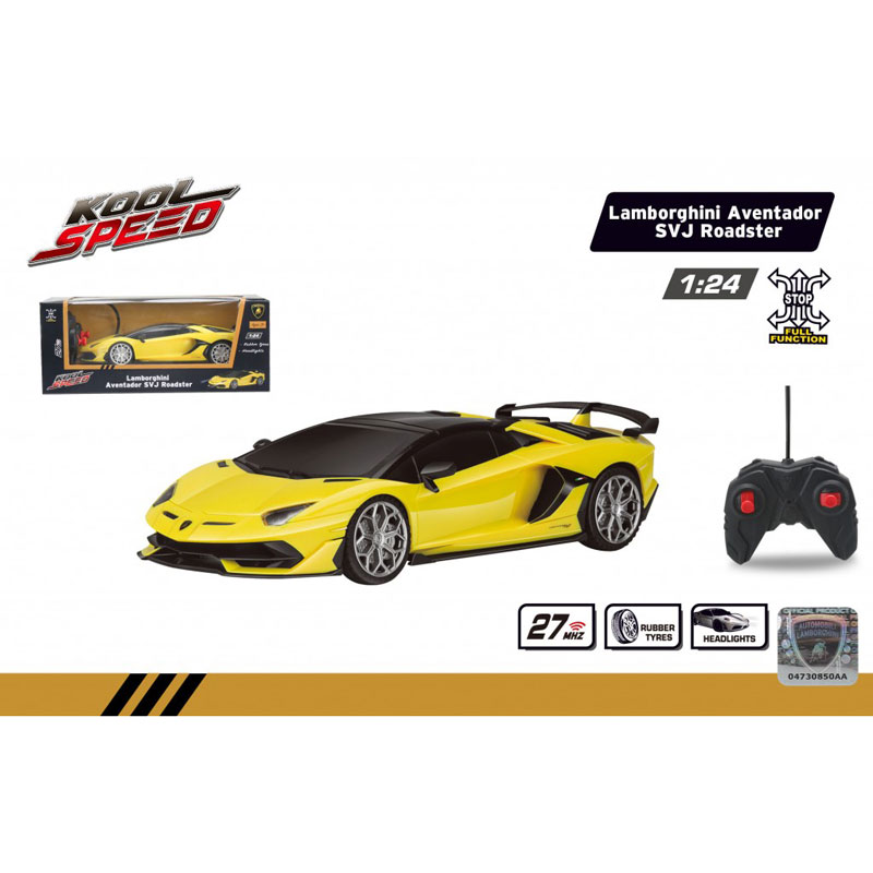 Dynatech RC - Licensing Cars 1:24 Lamborghini Aventador SVJ Roadster 10503