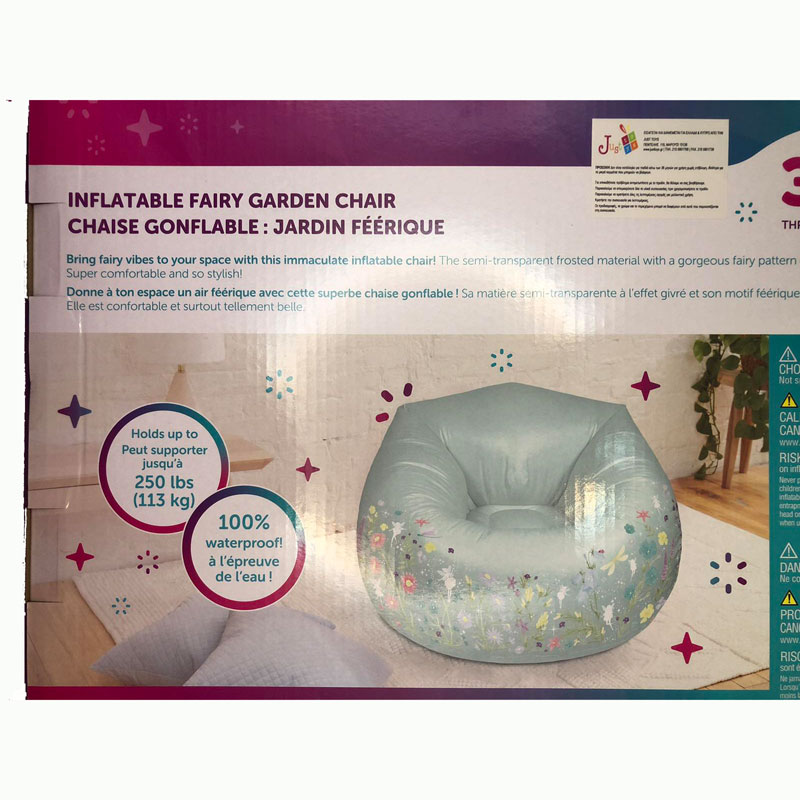 Make It Real 3C4G Inflatable Fairy Garden Chair 18036
