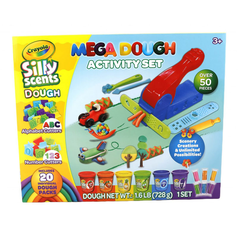 Just Toys Crayola Silly Scents Mega Dough Activity Set 2494