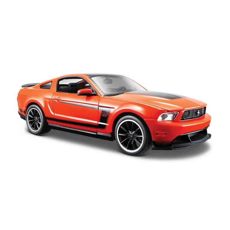 Maisto Matte Black Series 1:24 Ford Mustang Boss 302 Orange