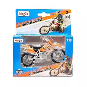 Just Toys Maisto Fresh Metal Μηχανές 1:18 KTM 525SX Orange