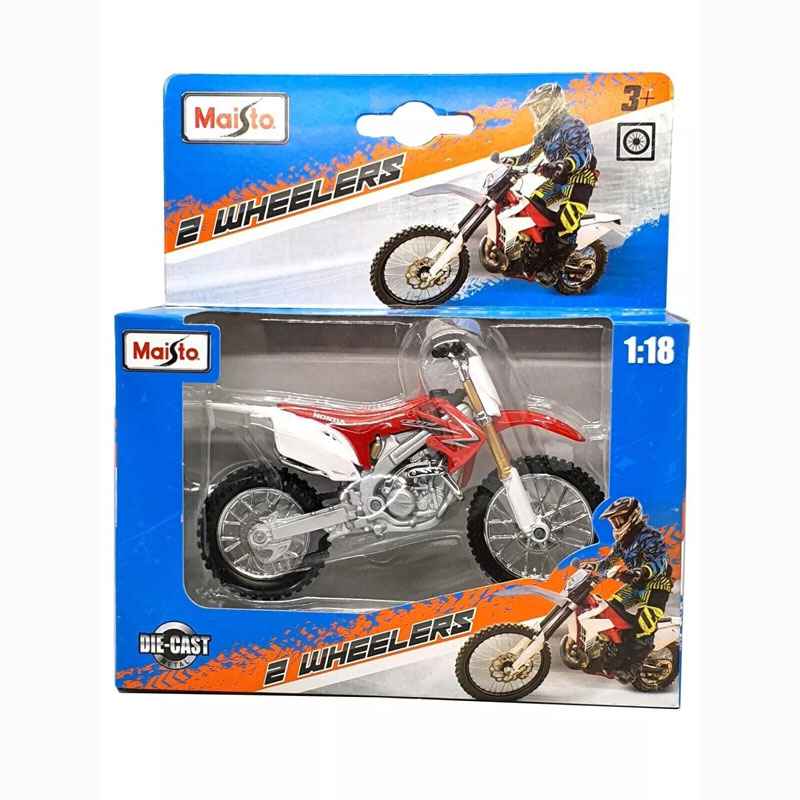 Just Toys Maisto Fresh Metal Μηχανές 1:18 Red Honda CRF450R