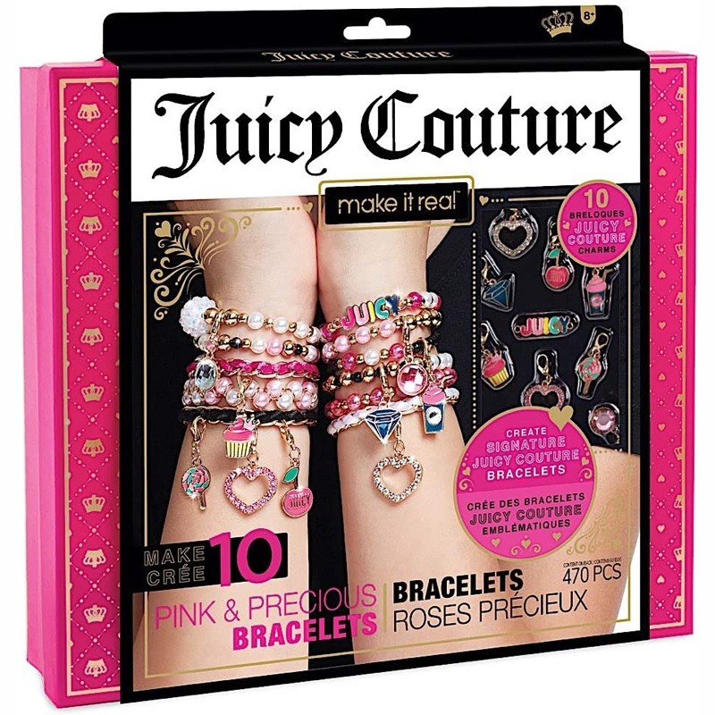 Make It Real Juicy Couture Pink & Precious Bracelets 4408
