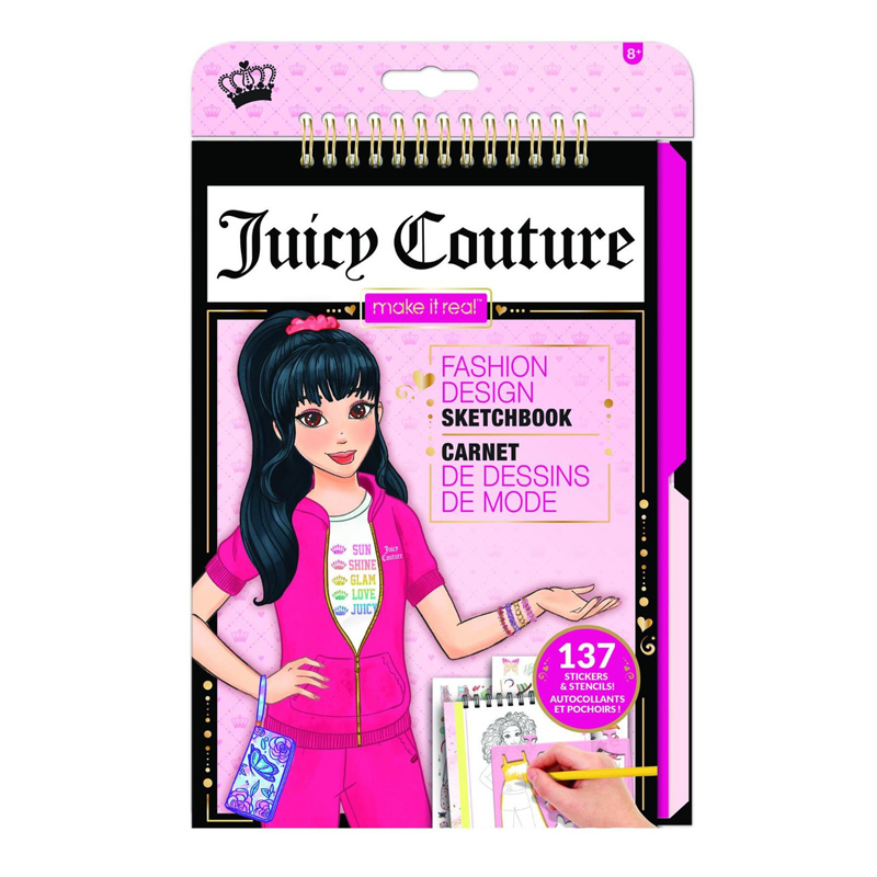 Make It Real Juicy Couture Fashion Sketchbook 4426