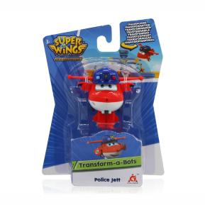 Just Toys Super Wings SuperCharge Τransform - a - Bot Police Jett
