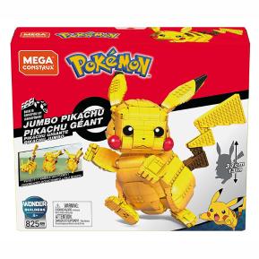 MEGA Construx Τουβλάκια Mega Pokemon Jumbo Pikachu 33cm 825τμχ FVK81