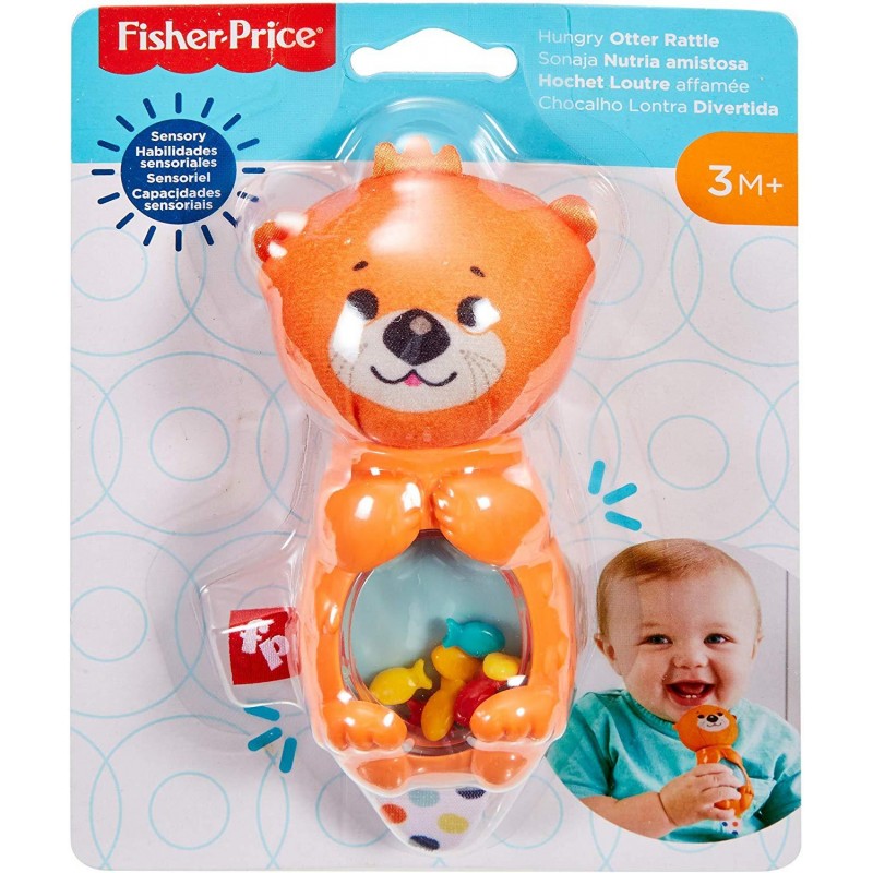 Fisher-Price Hungry Otter Rattle Ζωάκι Κουδουνίστρα - Βίδρα