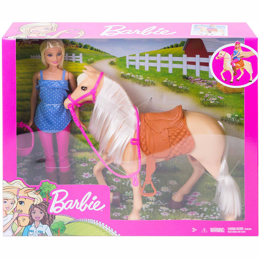 Mattel Barbie και Άλογο FXH13