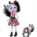 Mattel Enchantimals Κούκλα & Ζωάκι Φιλαράκι Sage Skunk & Caper
