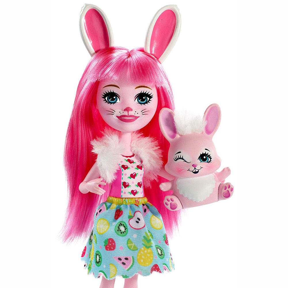 Mattel Enchantimals Κούκλα & Ζωάκι Φιλαράκι Bree Bunny & Twist
