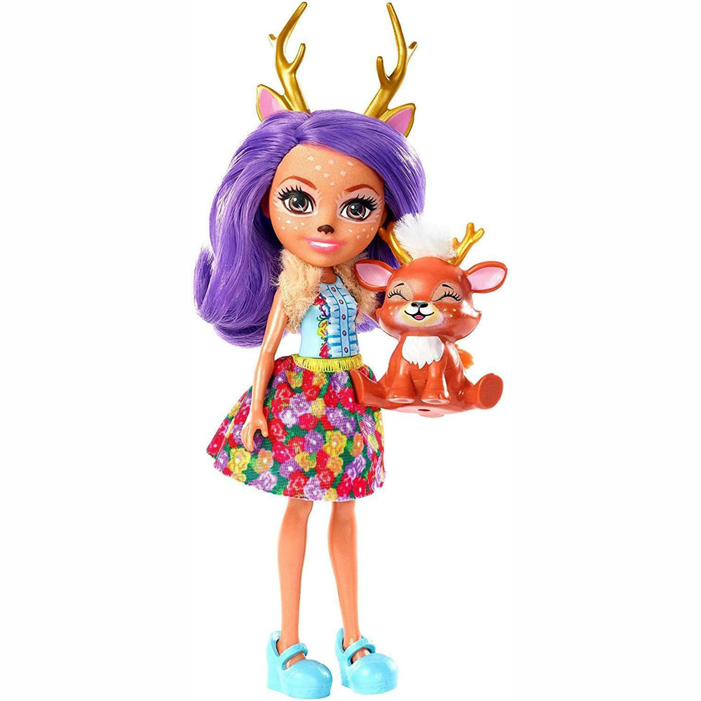 Mattel Enchantimals Κούκλα & Ζωάκι Φιλαράκι Danessa Deer & Sprint