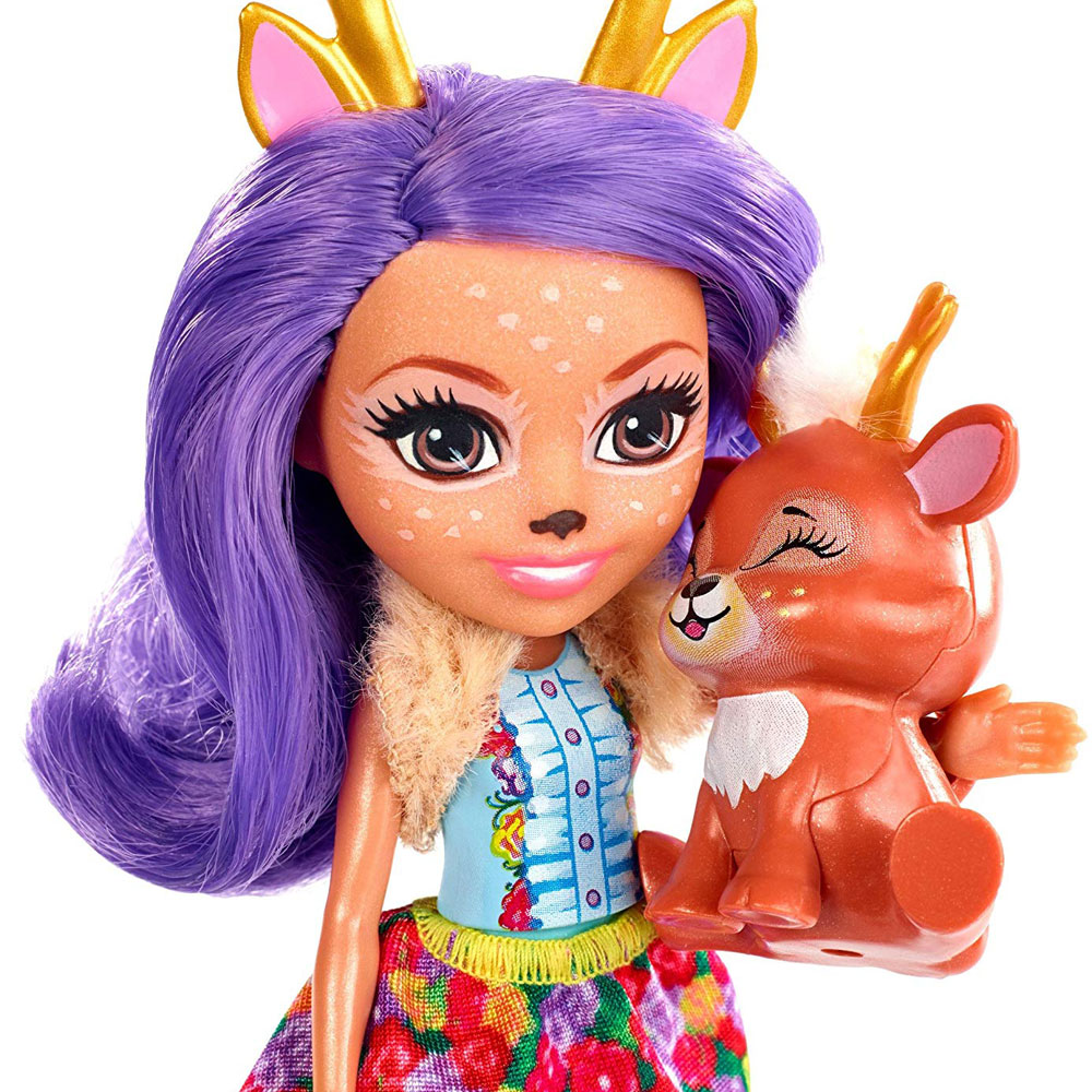 Mattel Enchantimals Κούκλα & Ζωάκι Φιλαράκι Danessa Deer & Sprint
